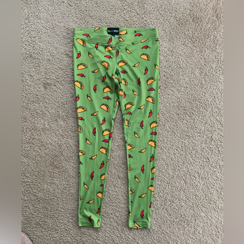 Tipsy Elves Taco Bell leggings, size M